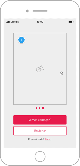 Wireframe do App